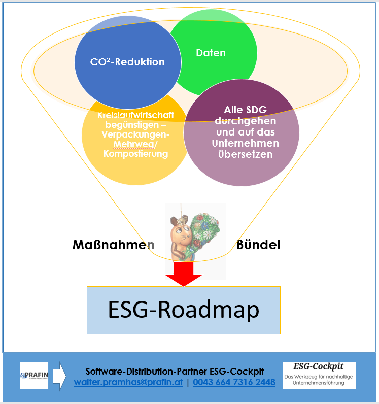 Grafik: Roadmap Nachhaltigkeitsstrategie umsetzen - Klimarisiken reduzieren